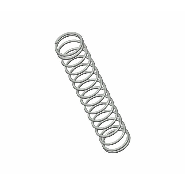 Zoro Approved Supplier Compression Spring, O= .500, L= 2.63, W= .042 R G609971975